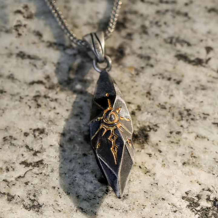 WorldNorse Wish Emblem Hammered Necklace - image 4