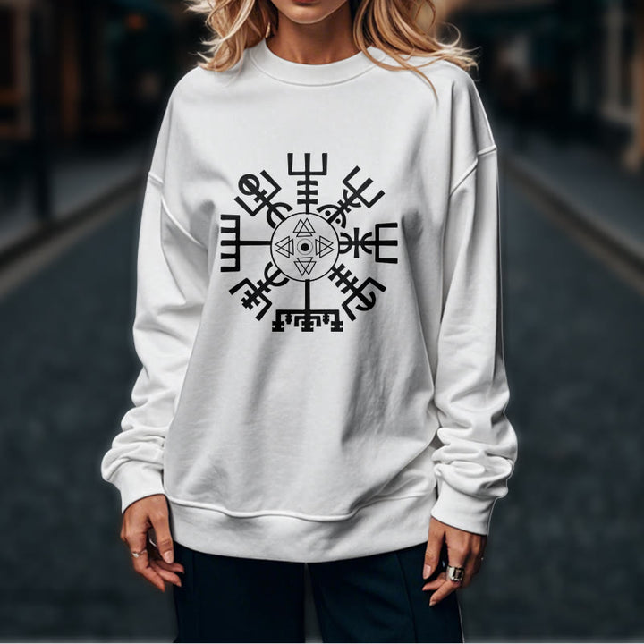 WorldNorse Viking Vegvisir With Valknut Sweatshirt - image 17