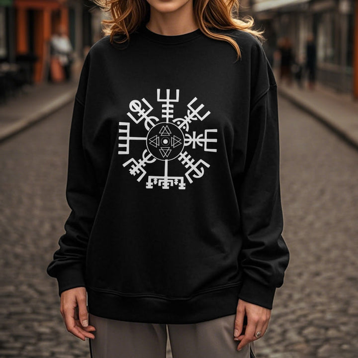 WorldNorse Viking Vegvisir With Valknut Sweatshirt - image 9