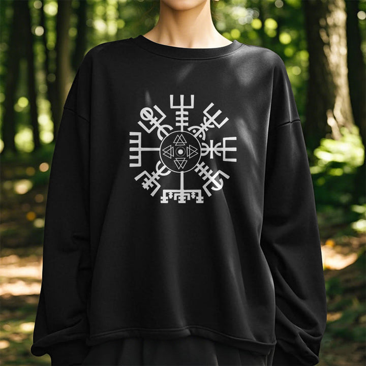 WorldNorse Viking Vegvisir With Valknut Sweatshirt - image 8
