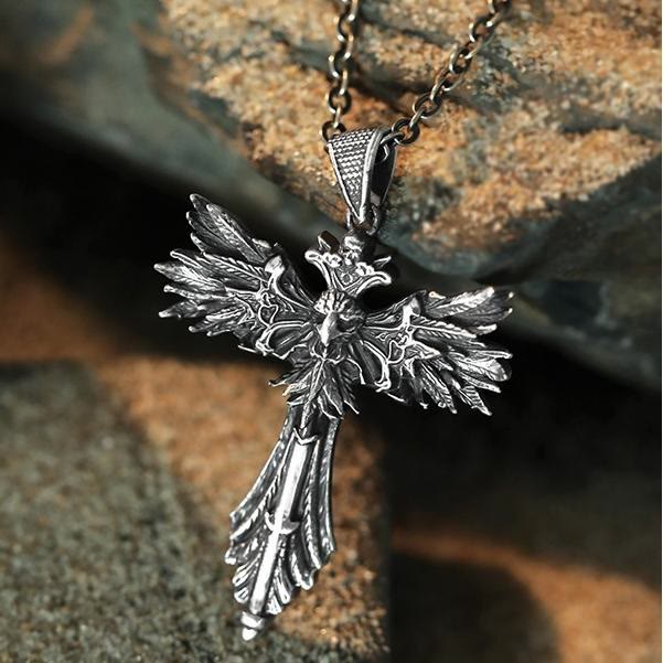 WorldNorse Eye Of Horus Cross Necklace - image 5