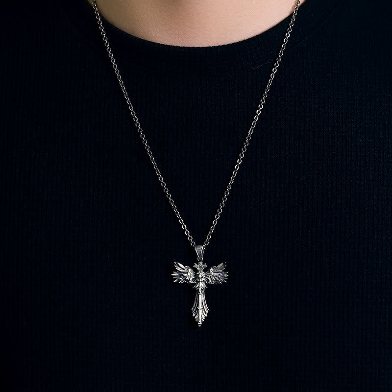 WorldNorse Eye Of Horus Cross Necklace - image 2