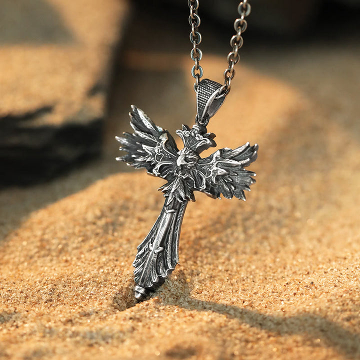 WorldNorse Eye Of Horus Cross Necklace - image 4