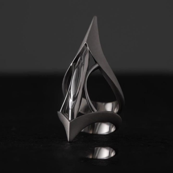 WorldNorse Scepter Holy Symbol Ring - Silver - image 0