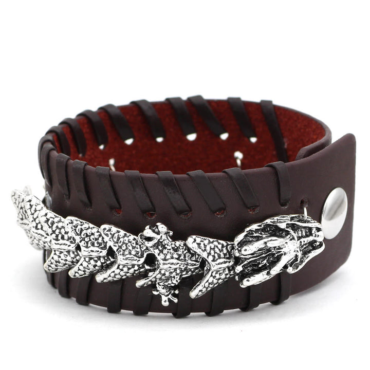 WorldNorse Norse Dragon Whip Stitch Bracelet - image 1