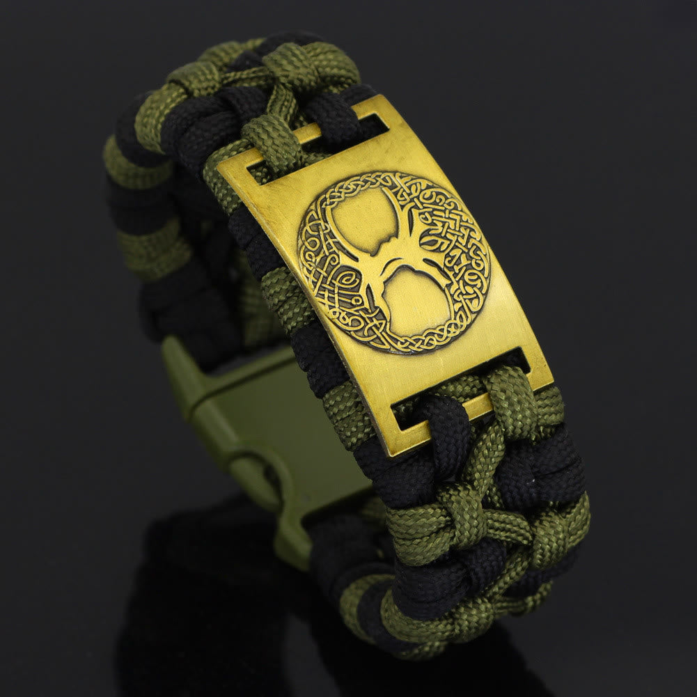 WorldNorse Braided Yggdrasil Bracelet - Retro Bronze - image 2