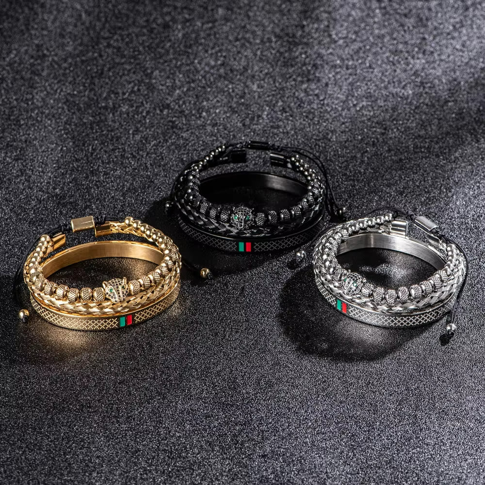 WorldNorse Panther Head Bracelet Set - image 17