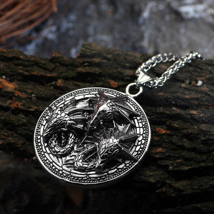 WorldNorse Family Of Dragon Necklace - image 4