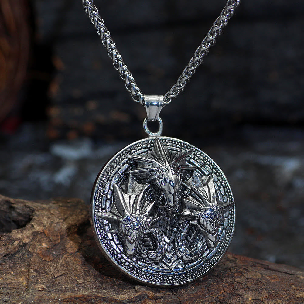 WorldNorse Family Of Dragon Necklace - image 1