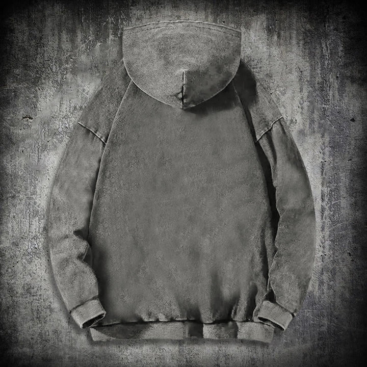 WorldNorse Viking Old Man Vegvisir Washed Hoodie - image 13