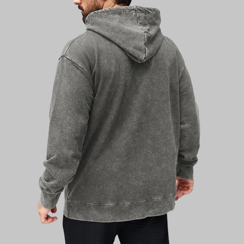 WorldNorse Fenrir Wolf Tree Of Life Washed Hoodie - image 15