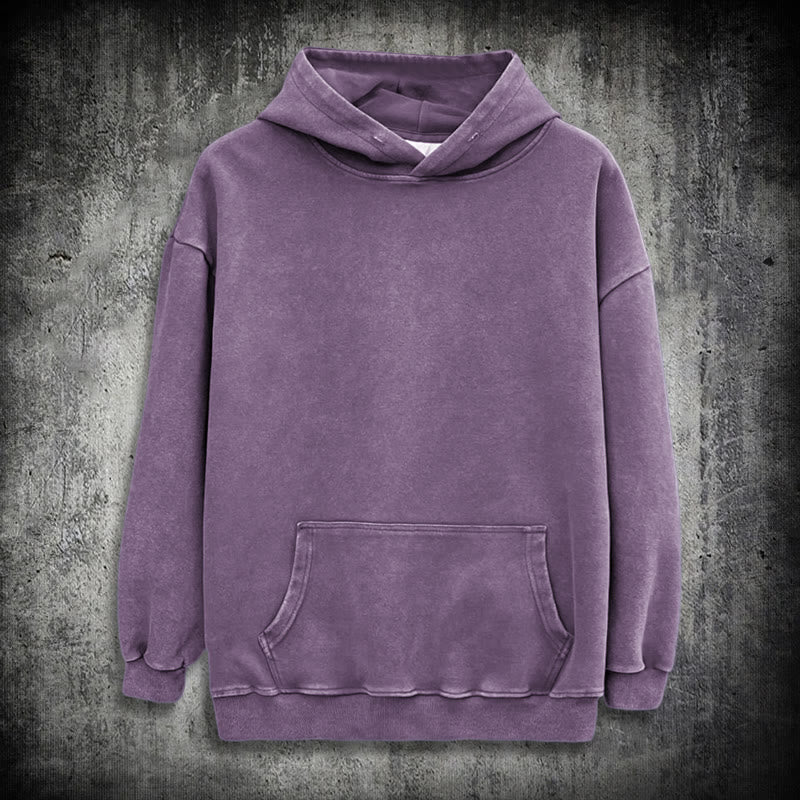 WorldNorse Valknut Raven Back Print Washed Hoodie - image 34