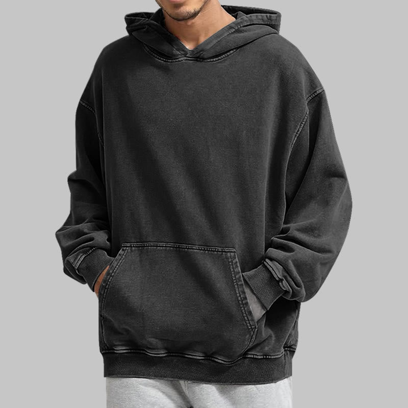 WorldNorse Valknut Raven Back Print Washed Hoodie - image 5