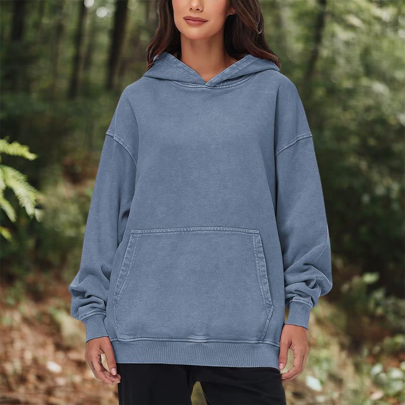 WorldNorse Valknut Raven Back Print Washed Hoodie - image 25