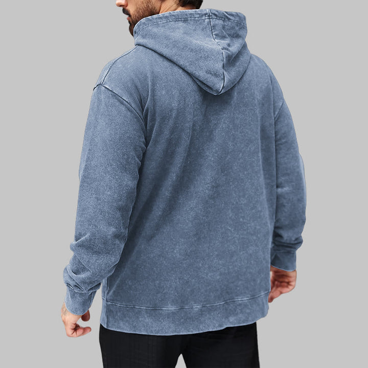 WorldNorse Tribal Bird & Viking Design Washed Hoodie - image 22