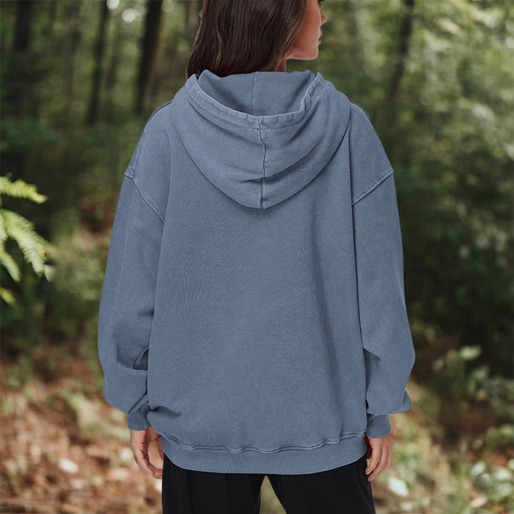 WorldNorse Raven Eagle Graphic Washed Hoodie - image 25