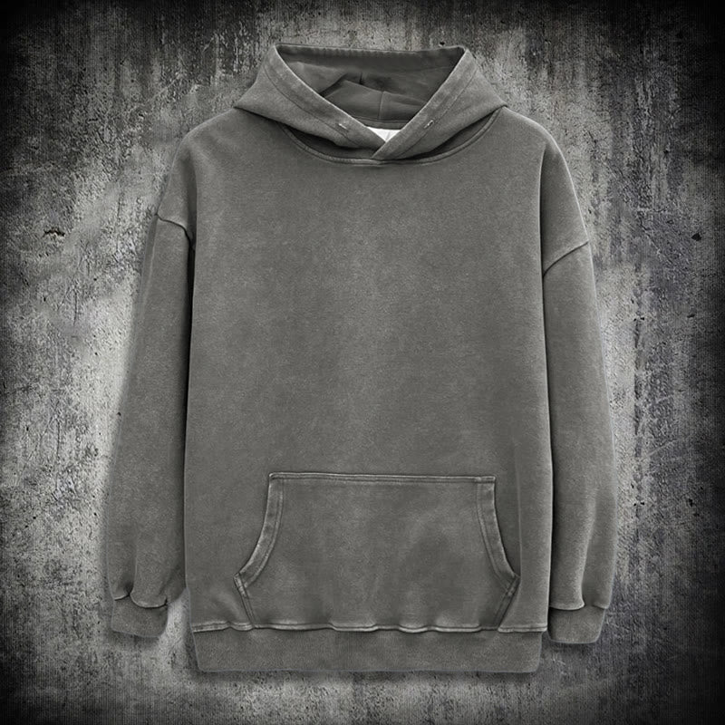 WorldNorse Viking Symbol Raven Vegvisir Washed Hoodie - image 13