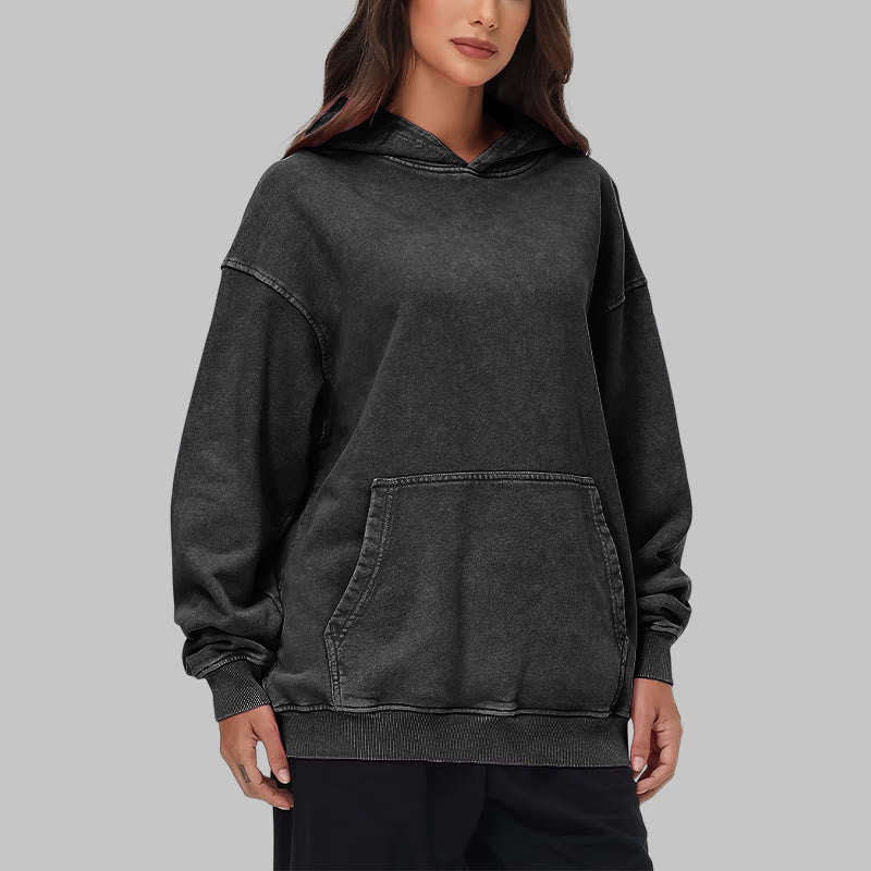 WorldNorse Viking Symbol Raven Vegvisir Washed Hoodie - image 9