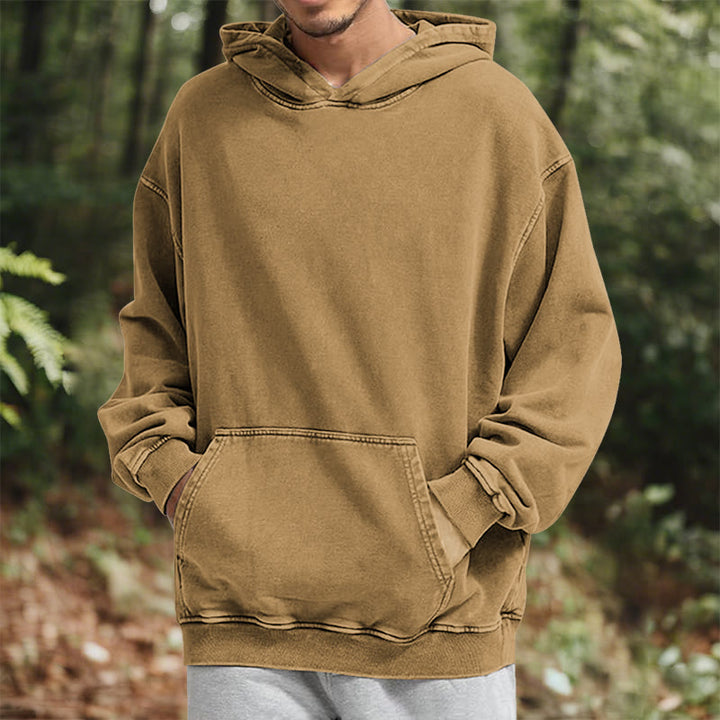 WorldNorse Viking Symbol Raven Vegvisir Washed Hoodie - image 30
