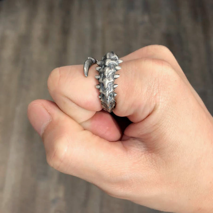 WorldNorse Strange Freak Beast Alien Centipede Ring