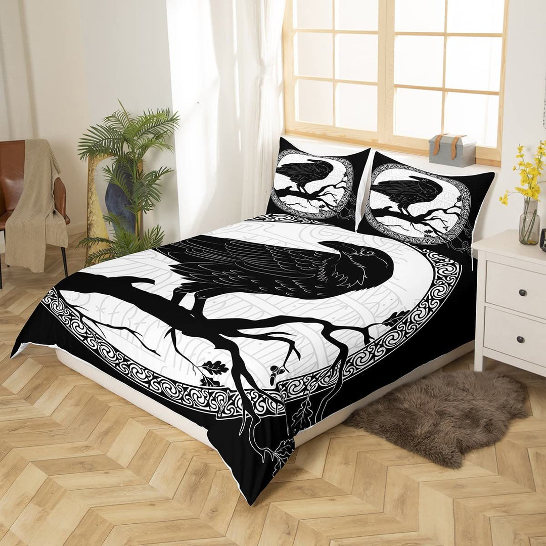 WorldNorse Raven Rune Bedding Set - image 1