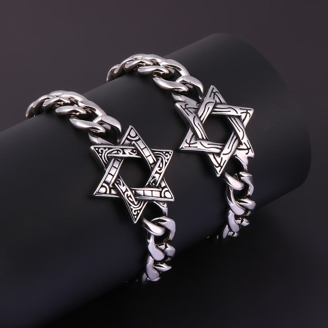 WorldNorse Engraved Star Bracelet - image 3