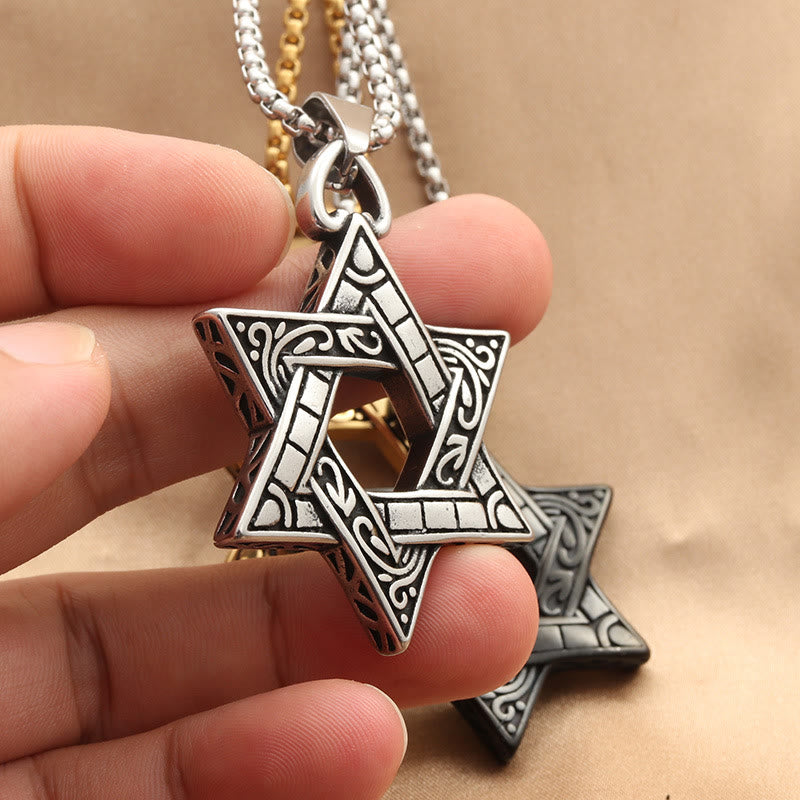 WorldNorse Unique Hexagram Necklace - image 4