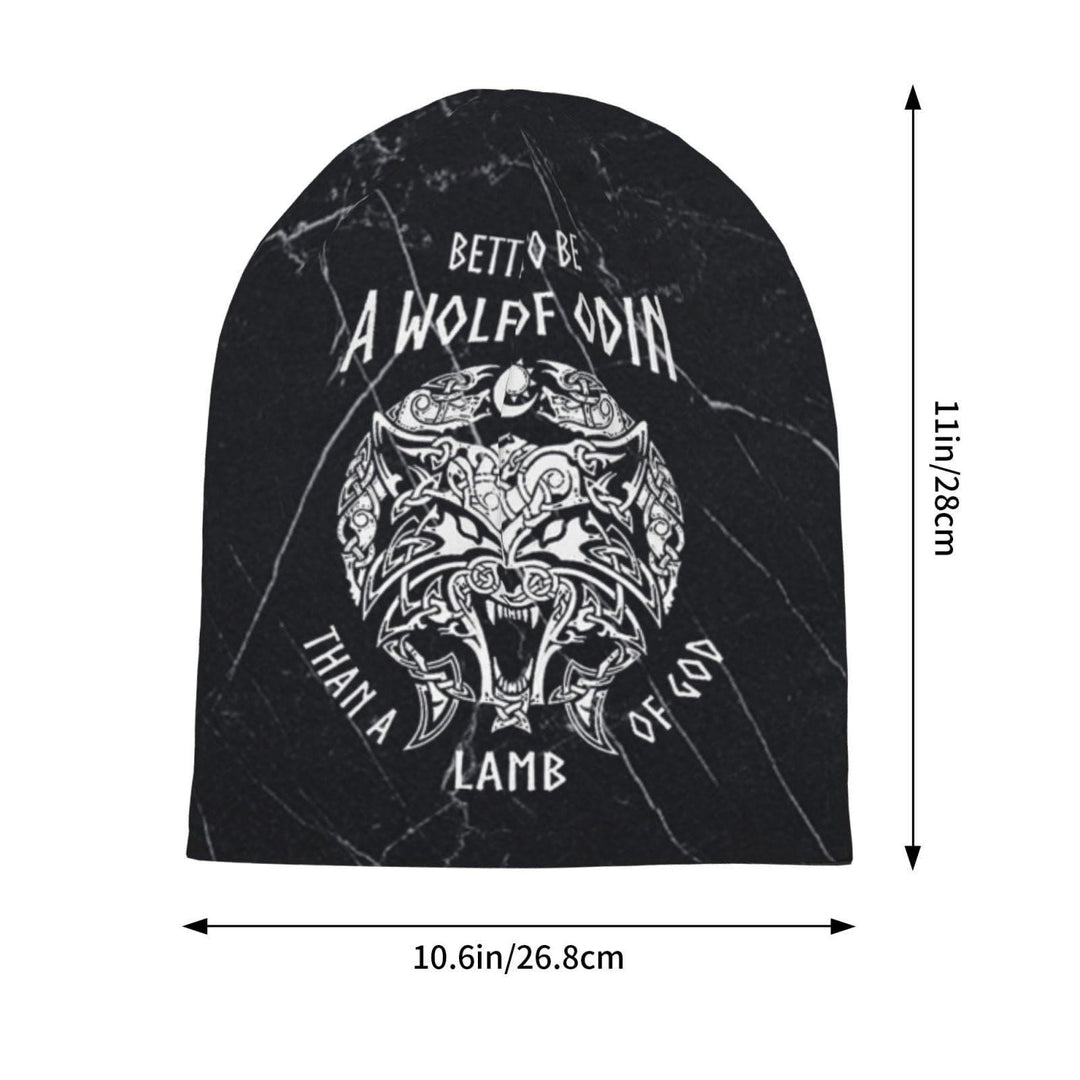 WorldNorse Better To Be A Wolf Of Odin Beanie - image 5
