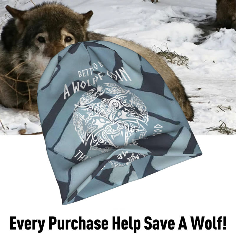 WorldNorse Odin Viking Norse Wolf Beanie - image 8