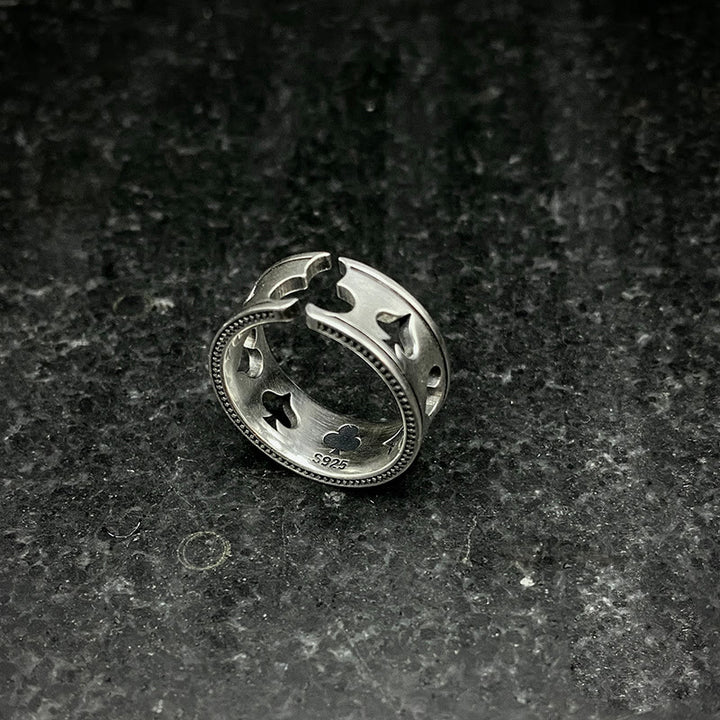 WorldNorse Playing Card Hollow Ring - image 3
