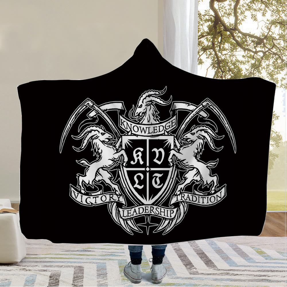 WorldNorse Wolves Rune Hooded Blanket - Emblem - 150x200cm - image 7