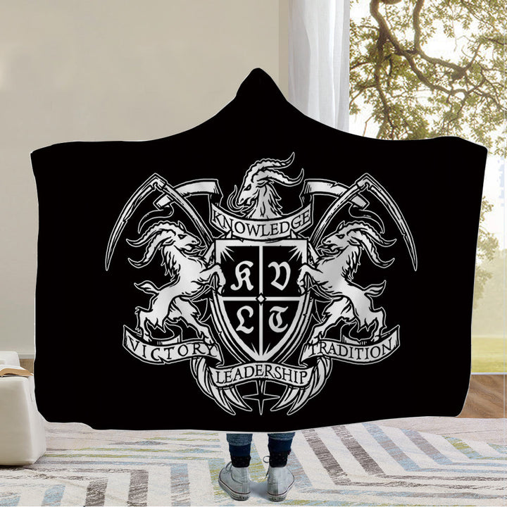 WorldNorse Wolves Rune Hooded Blanket - Emblem - 150x200cm - image 7
