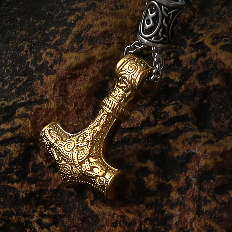 WorldNorse Mjölnir - Thor's Hammer Stainless Steel Necklace - image 16