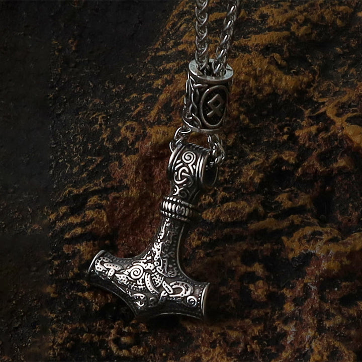 WorldNorse Mjölnir - Thor's Hammer Stainless Steel Necklace - image 10