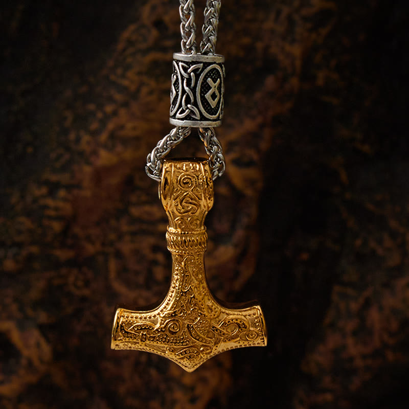 WorldNorse Mjölnir - Thor's Hammer Stainless Steel Necklace - image 12