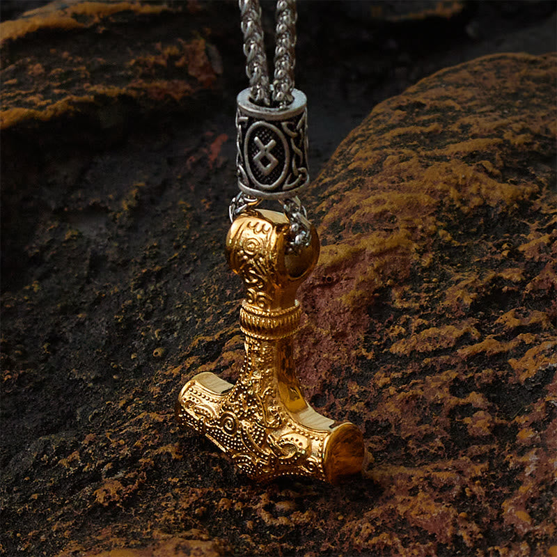 WorldNorse Mjölnir - Thor's Hammer Stainless Steel Necklace - image 15