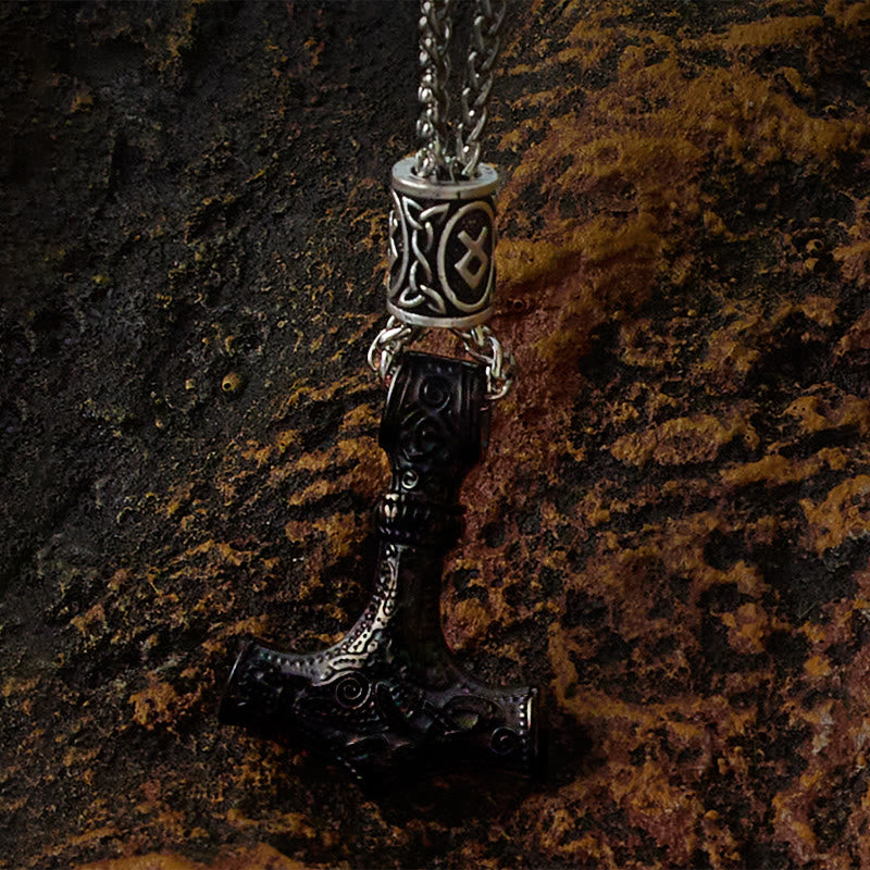 WorldNorse Mjölnir - Thor's Hammer Stainless Steel Necklace - image 21