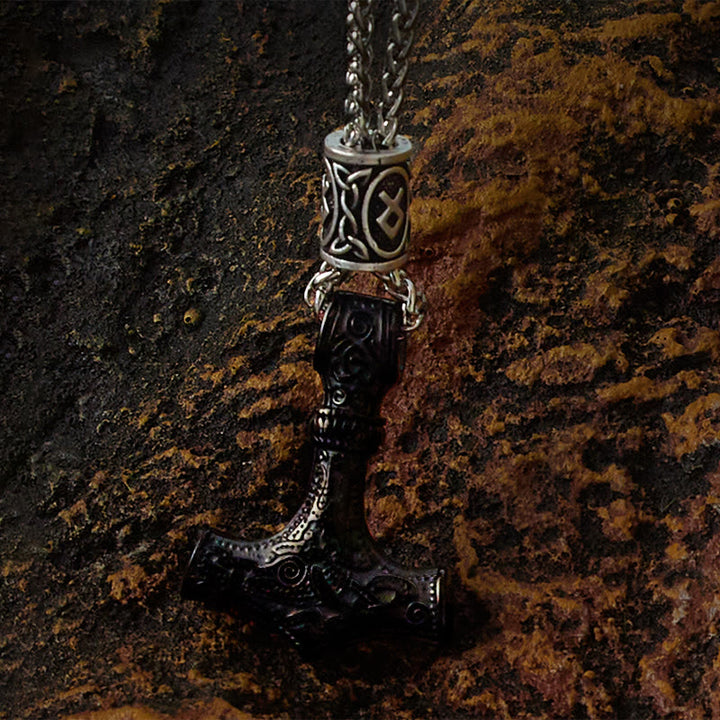 WorldNorse Mjölnir - Thor's Hammer Stainless Steel Necklace - image 21