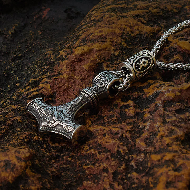 WorldNorse Mjölnir - Thor's Hammer Stainless Steel Necklace - image 8