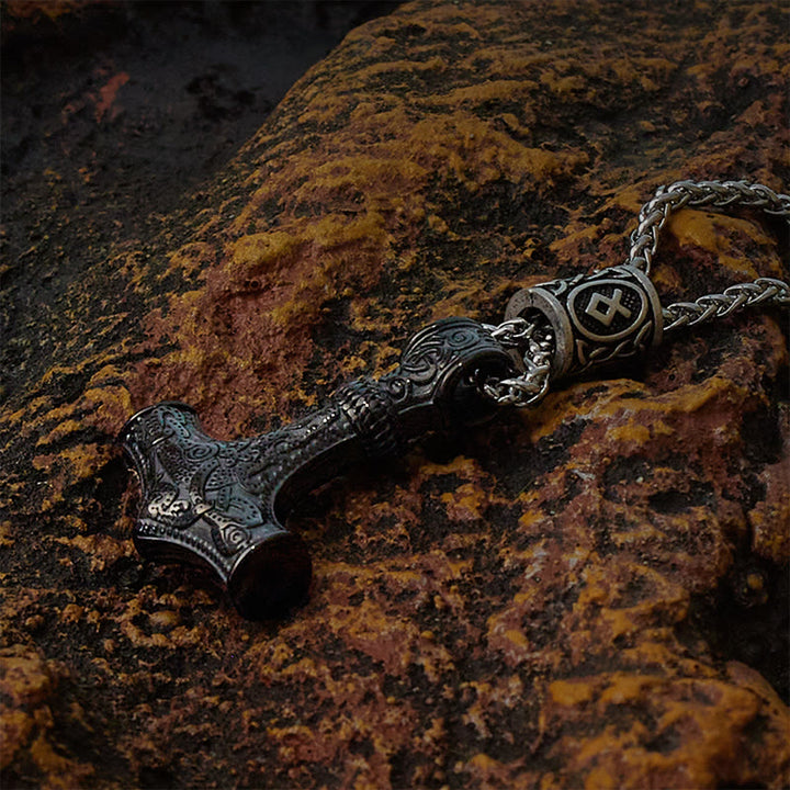 WorldNorse Mjölnir - Thor's Hammer Stainless Steel Necklace - image 19
