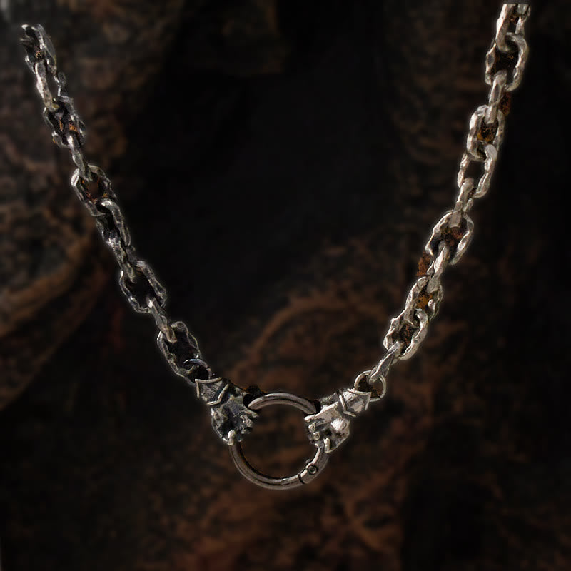 WorldNorse Handmade Viking Fist Silver Cable Bracelet / Necklace - image 9