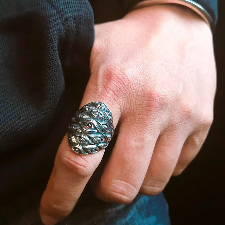WorldNorse Yokai Hundreds Of Eyes Ring - image 9