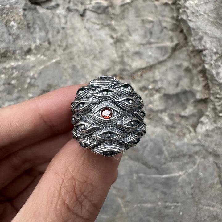 WorldNorse Yokai Hundreds Of Eyes Ring