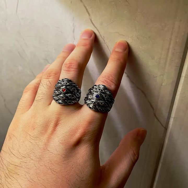 WorldNorse Yokai Hundreds Of Eyes Ring