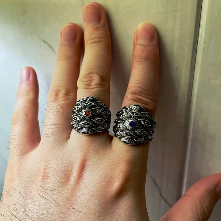 WorldNorse Yokai Hundreds Of Eyes Ring
