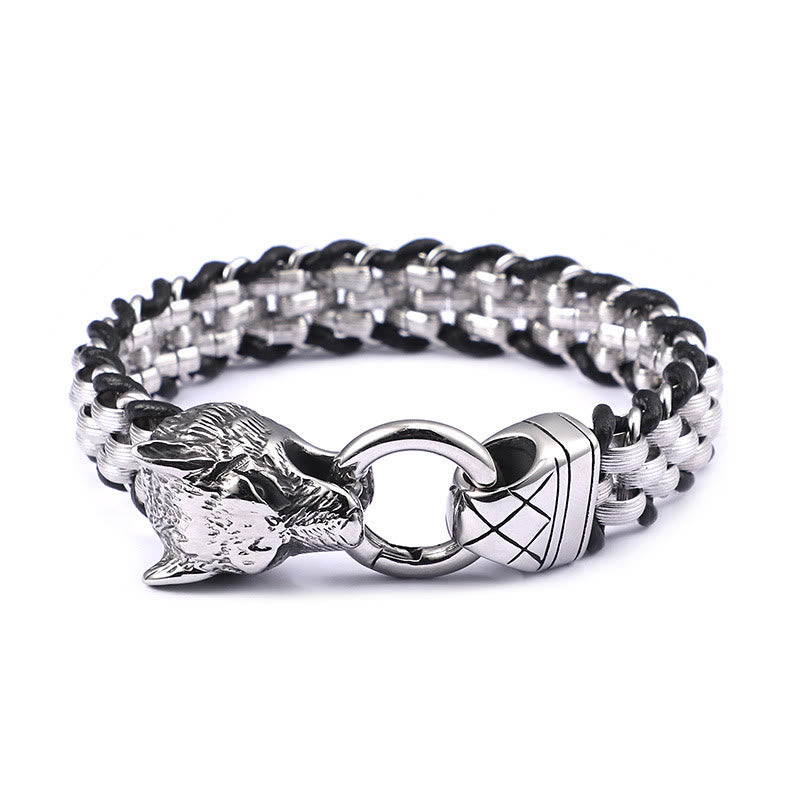 WorldNorse Fenrir Cuban Link Chain Bracelet - Fenrir - image 0
