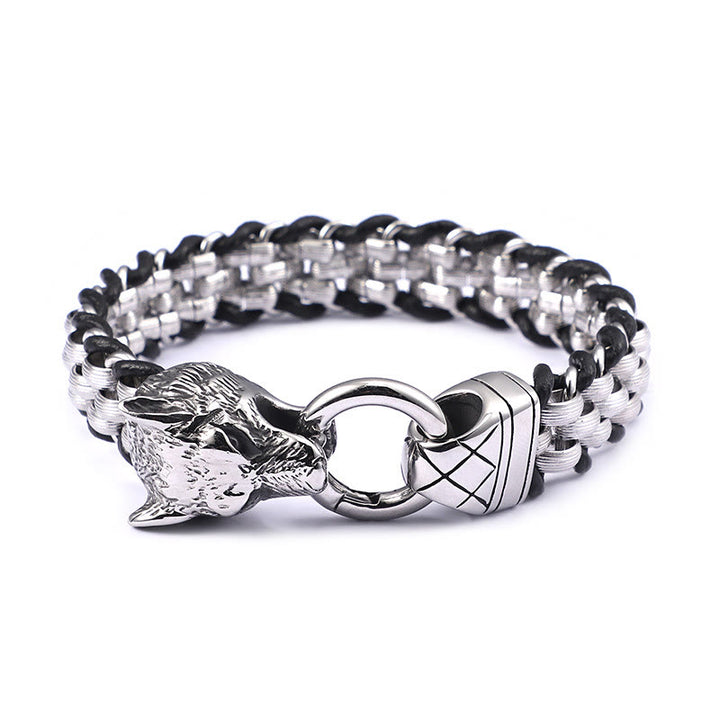 WorldNorse Fenrir Cuban Link Chain Bracelet - Fenrir - image 0