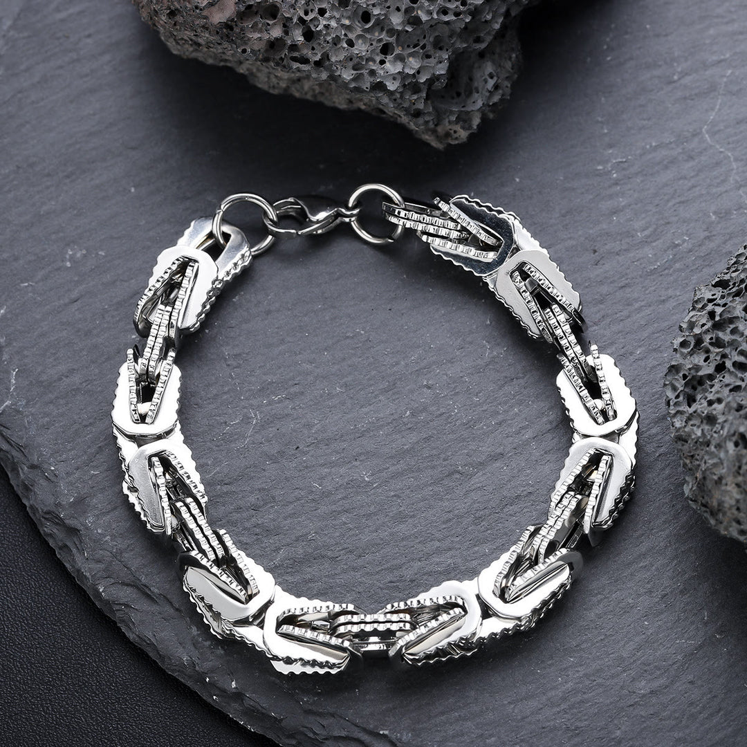 WorldNorse Nordic Snake Cuban Chain Bracelet - image 0