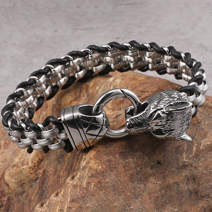 WorldNorse Fenrir Cuban Link Chain Bracelet - image 2