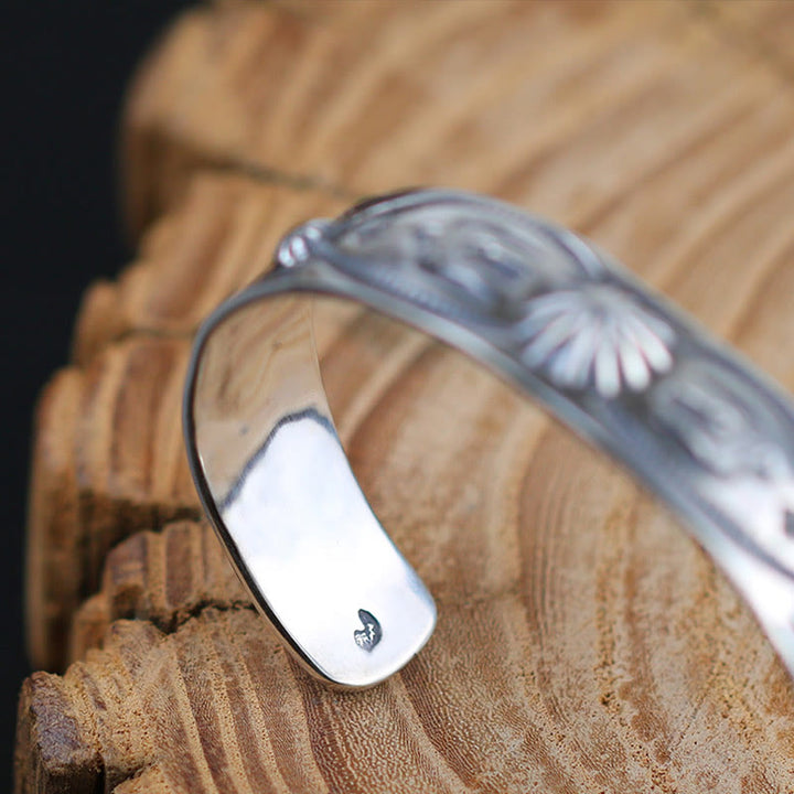 WorldNorse 925 Sterling Silver Navajo Bracelet - image 5